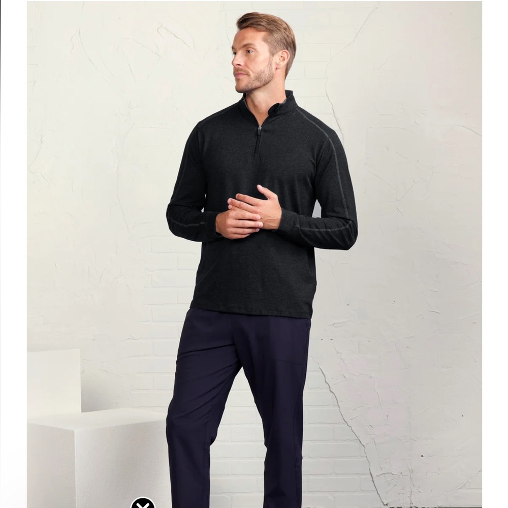 TASC ‘Carrollton’ Bamboo Lightweight Quarter Zip - Picture 3 of 11